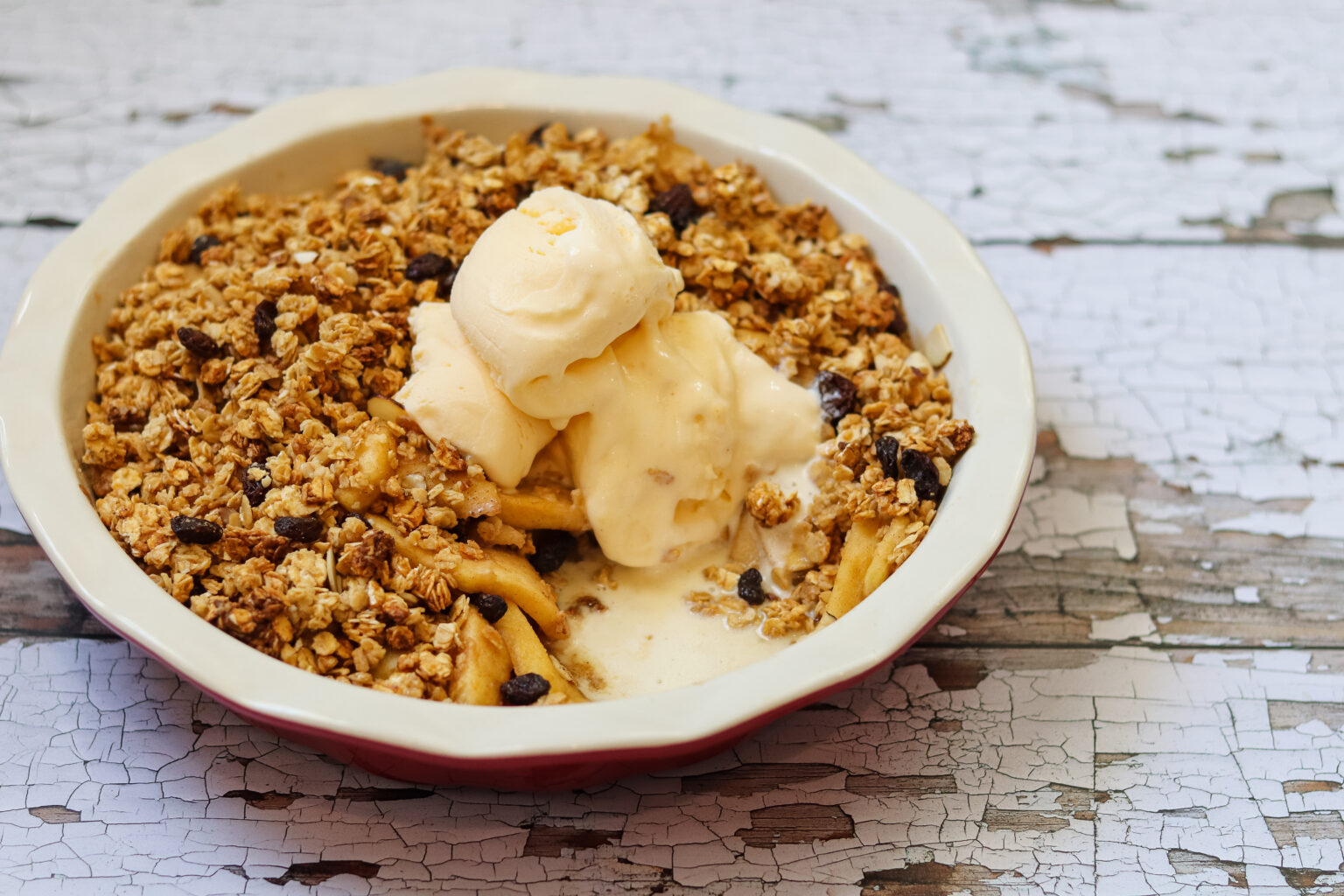 Caramel Apple Granola Crumble Caviar and Cupcakes